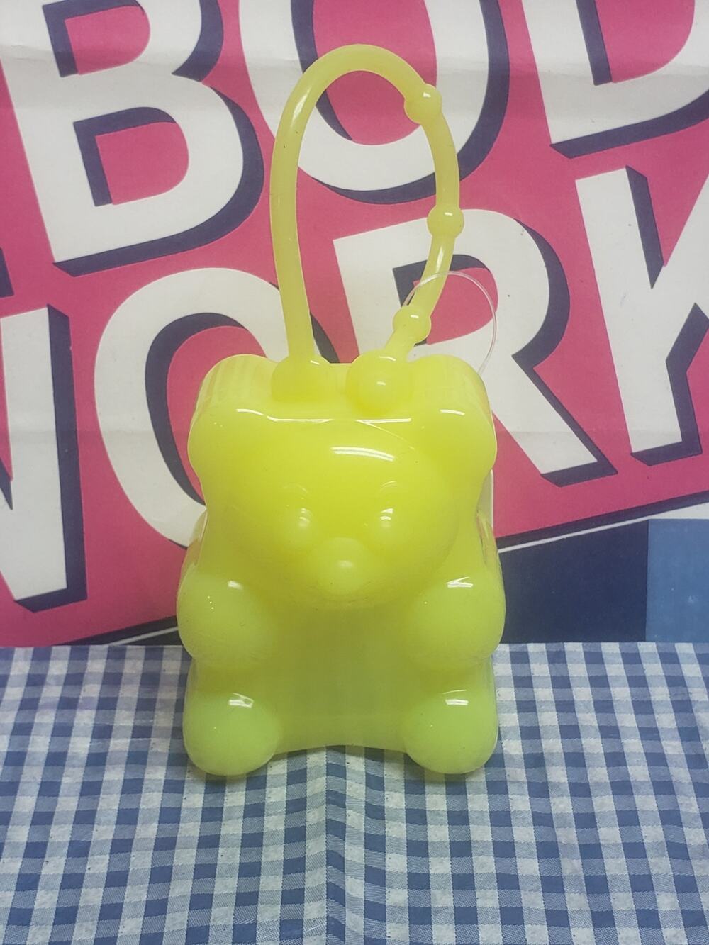 BBW Yellow Gummy Bear Pocketbac Holder | Backpack Purse Bag - Travel